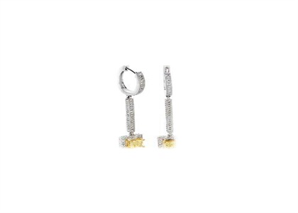 Rhodium Plated | Chandelier Earrings